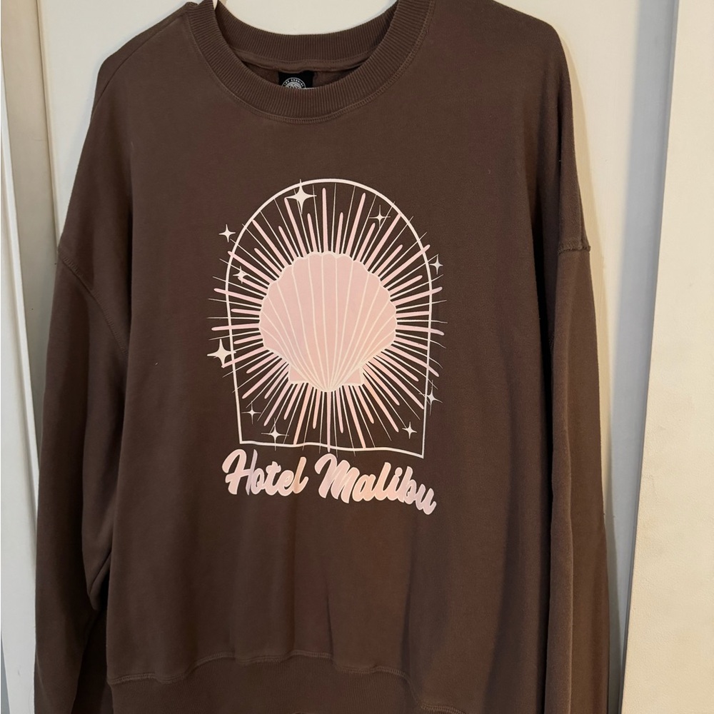 PacSun Brown Hotel Malibu Sweater